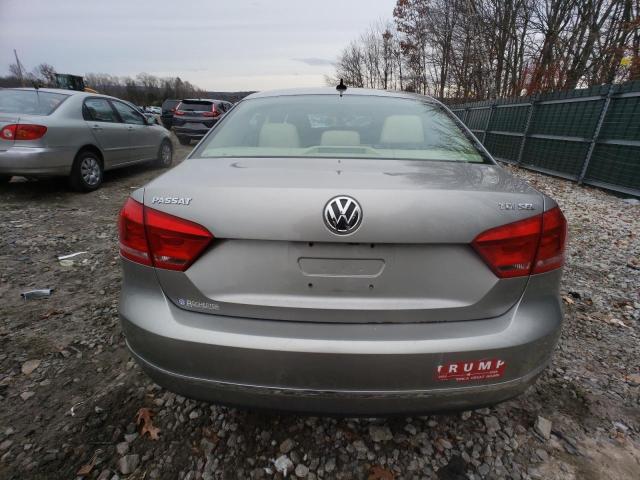 1VWCN7A33DC042888 - 2013 VOLKSWAGEN PASSAT SEL SILVER photo 6