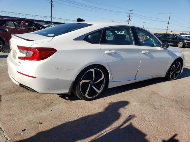 1HGCV1F32MA082868 - 2021 HONDA ACCORD SPORT WHITE photo 3