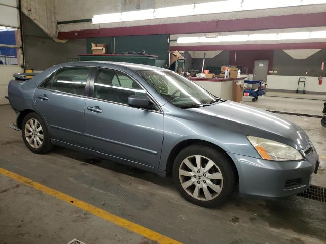 1HGCM66507A075942 - 2007 HONDA ACCORD EX BLUE photo 4