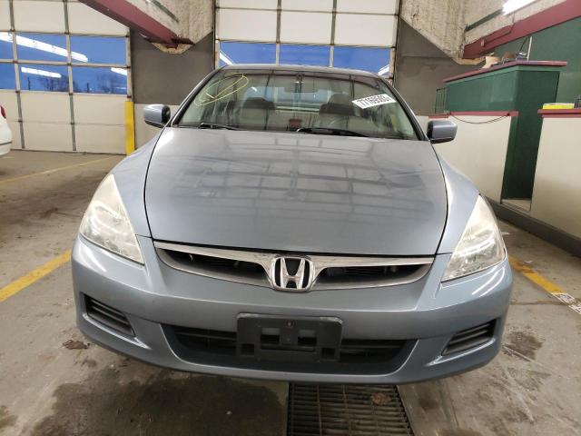 1HGCM66507A075942 - 2007 HONDA ACCORD EX BLUE photo 5