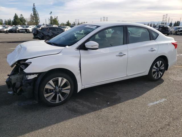 3N1AB7AP1HY219217 - 2017 NISSAN SENTRA S WHITE photo 1