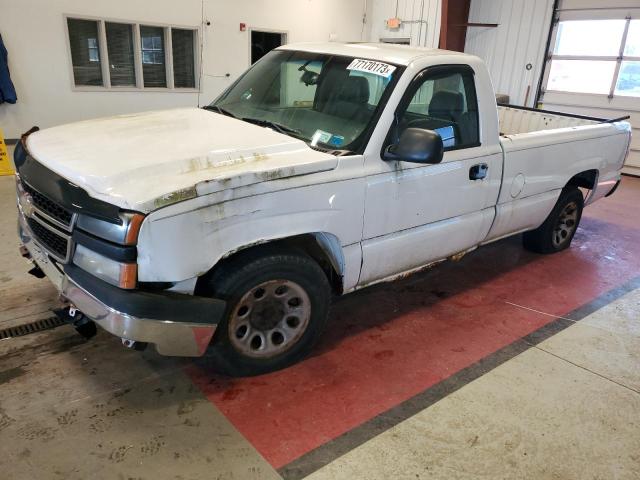 1GCEC14X27Z158405 - 2007 CHEVROLET SILVERADO C1500 CLASSIC WHITE photo 1