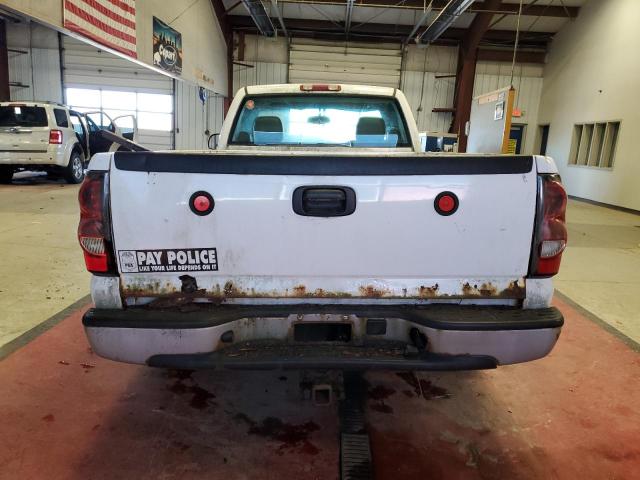 1GCEC14X27Z158405 - 2007 CHEVROLET SILVERADO C1500 CLASSIC WHITE photo 6