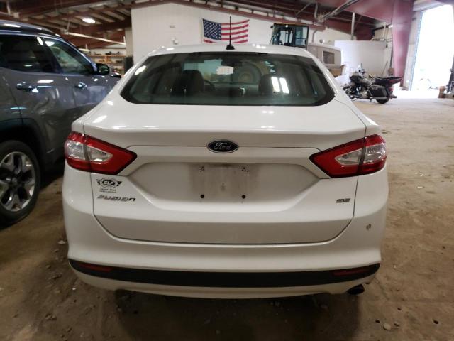 3FA6P0H72DR250942 - 2013 FORD FUSION SE WHITE photo 6