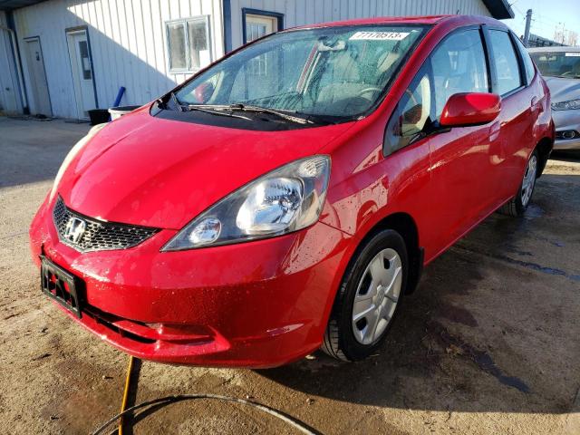 JHMGE8H32DC006401 - 2013 HONDA FIT RED photo 1