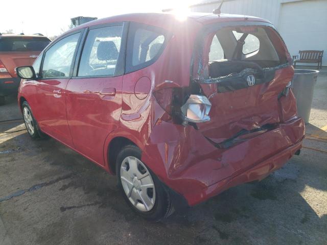 JHMGE8H32DC006401 - 2013 HONDA FIT RED photo 2