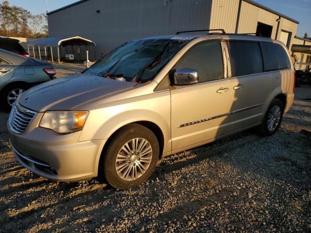 2C4RC1CG1ER328845 - 2014 CHRYSLER TOWN & COU TOURING L TAN photo 1