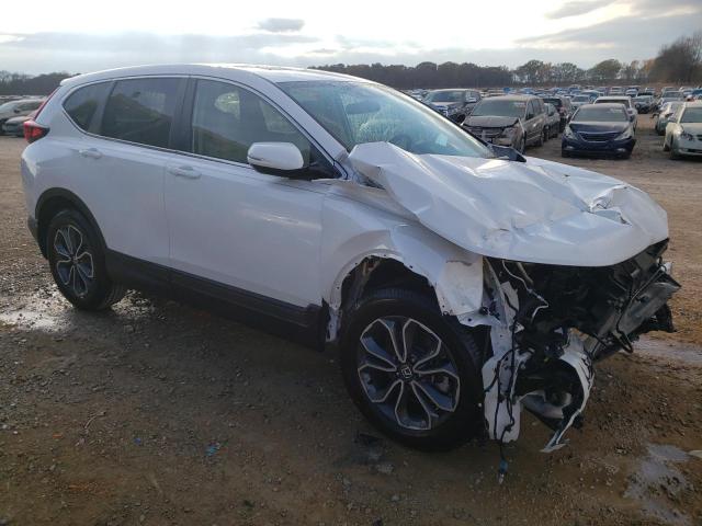 5J6RW1H57ML006274 - 2021 HONDA CR-V EX WHITE photo 4