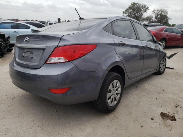 KMHCT4AE0GU031897 - 2016 HYUNDAI ACCENT SE GRAY photo 4