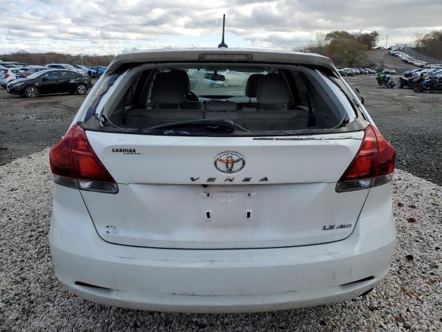 4T3BA3BB5DU035575 - 2013 TOYOTA VENZA LE WHITE photo 6