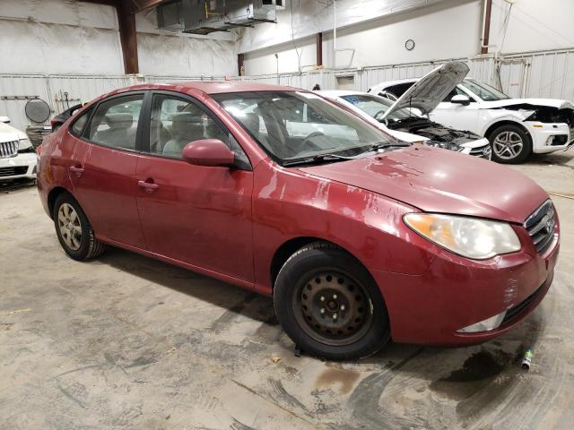 KMHDU46D57U165967 - 2007 HYUNDAI ELANTRA GLS RED photo 4