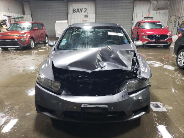 19XFA16689E043904 - 2009 HONDA CIVIC LX-S GRAY photo 5