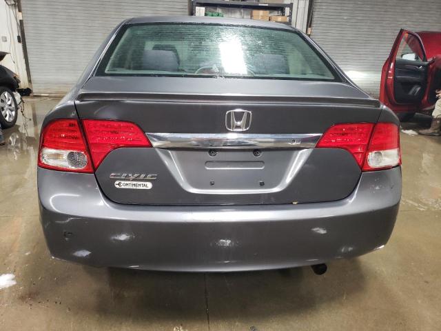 19XFA16689E043904 - 2009 HONDA CIVIC LX-S GRAY photo 6
