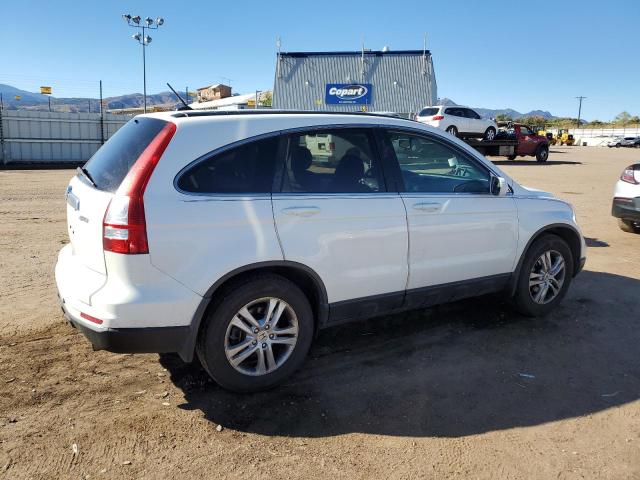 5J6RE4H71AL097267 - 2010 HONDA CR-V EXL WHITE photo 3