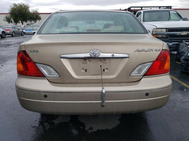 4T1BF28B12U257121 - 2002 TOYOTA AVALON XL GOLD photo 6