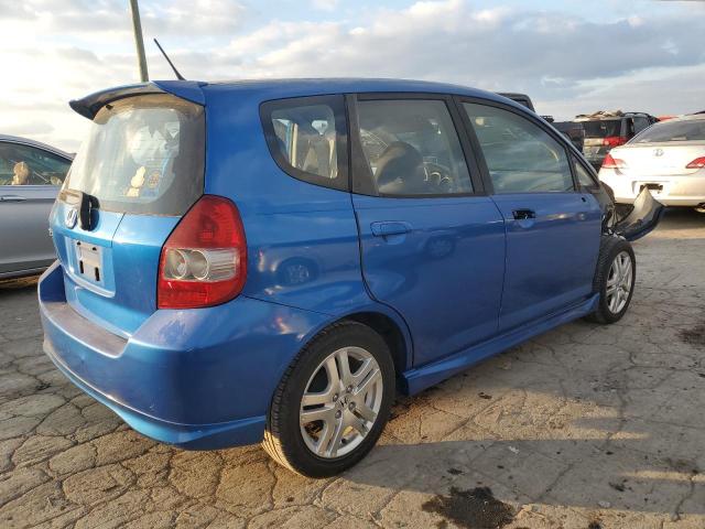 JHMGD38697S008477 - 2007 HONDA FIT S 蓝色 照片 3