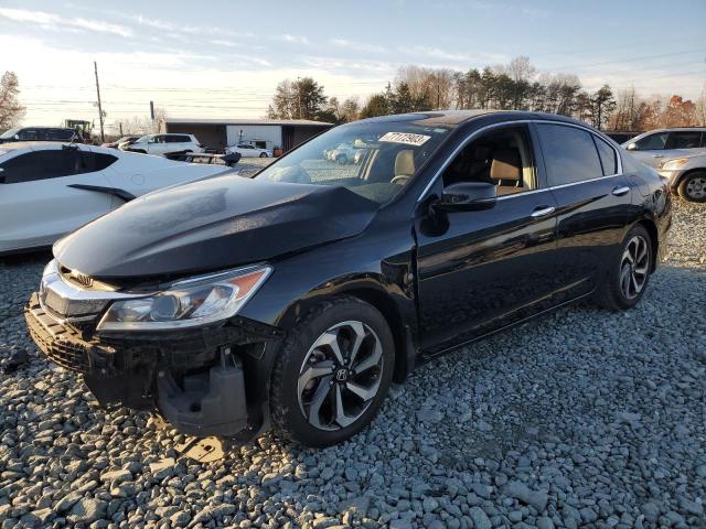 1HGCR2F79HA150330 - 2017 HONDA ACCORD EX BLACK photo 1