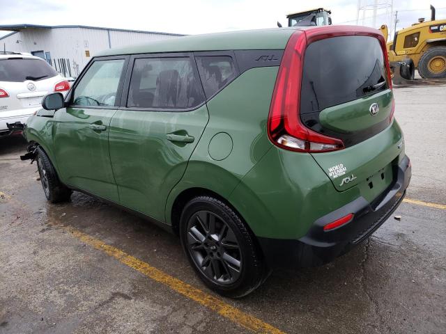 KNDJ33AU5M7132232 - 2021 KIA SOUL EX GREEN photo 2