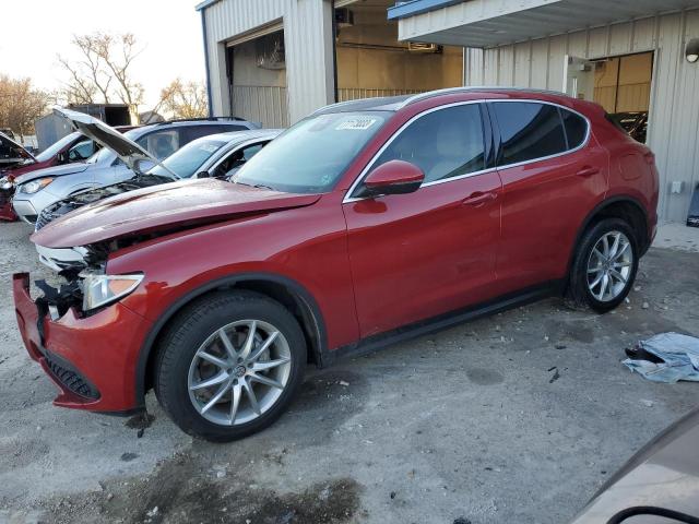ZASPAKBN3K7C32707 - 2019 ALFA ROMEO STELVIO TI BURGUNDY photo 1