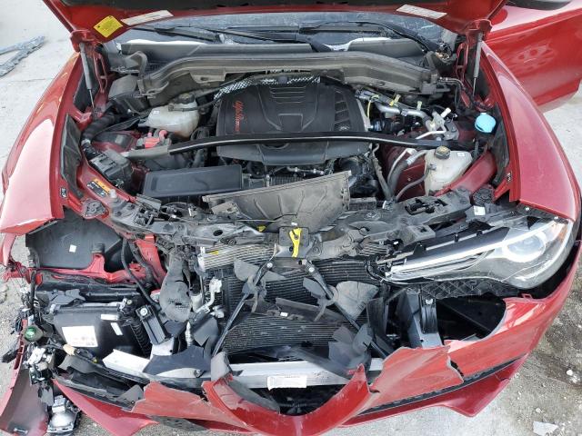 ZASPAKBN3K7C32707 - 2019 ALFA ROMEO STELVIO TI BURGUNDY photo 11