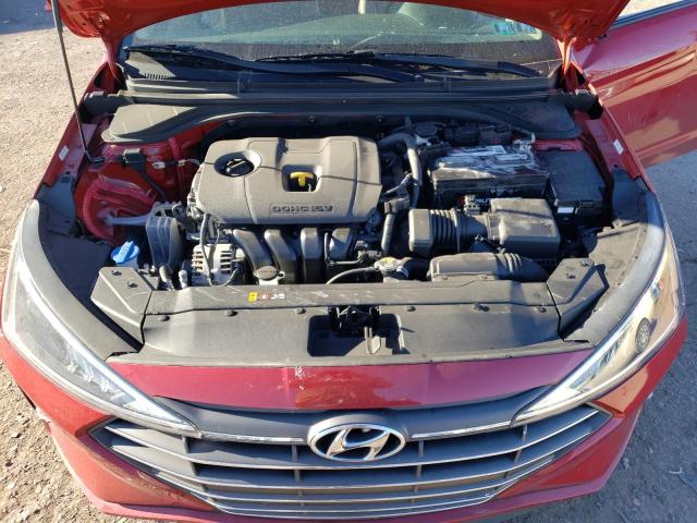 KMHD74LF7LU106734 - 2020 HYUNDAI ELANTRA SE RED photo 11