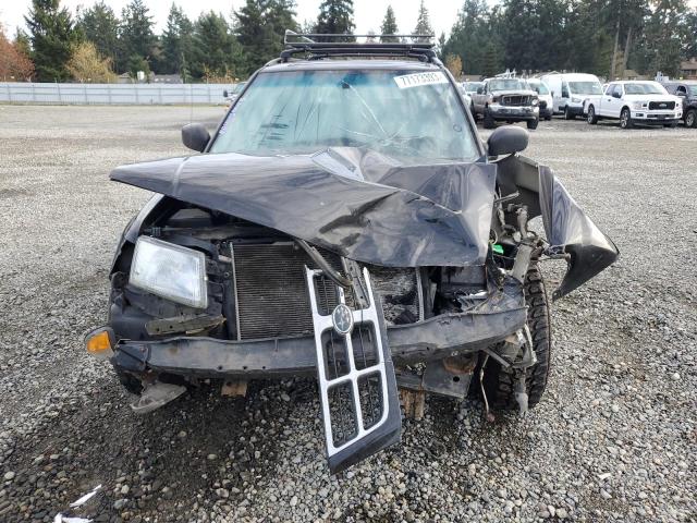 JF1SF6552WG700557 - 1998 SUBARU FORESTER S შავი ფოტო 5