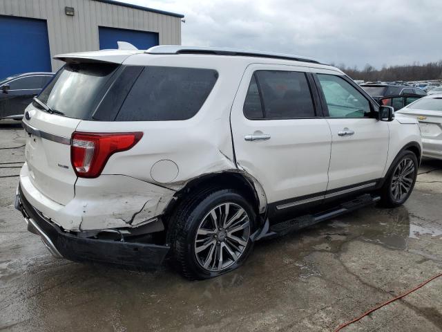 1FM5K8HT3GGB78074 - 2016 FORD EXPLORER PLATINUM WHITE photo 3