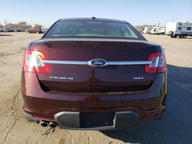 1FAHP2EW7AG162441 - 2010 FORD TAURUS SEL MAROON photo 6