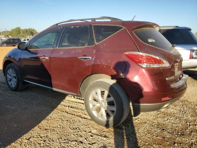 JN8AZ1MU0CW105222 - 2012 NISSAN MURANO S MAROON photo 2