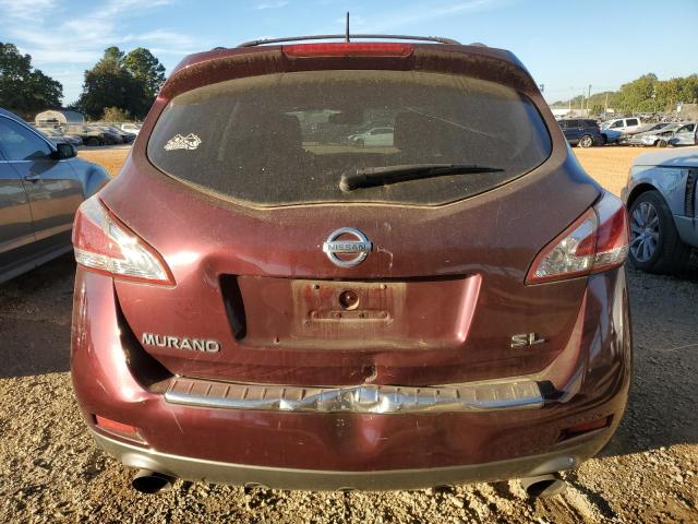 JN8AZ1MU0CW105222 - 2012 NISSAN MURANO S MAROON photo 6