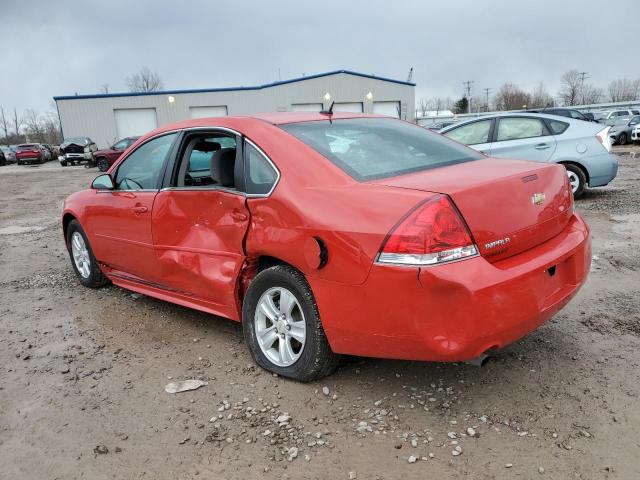 2G1WA5E32C1207708 - 2012 CHEVROLET IMPALA LS RED photo 2