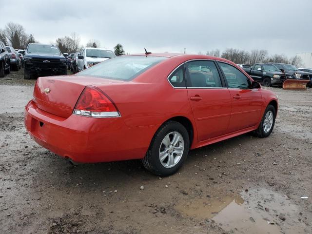 2G1WA5E32C1207708 - 2012 CHEVROLET IMPALA LS RED photo 3