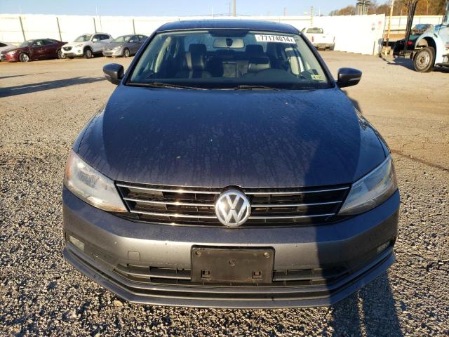 3VWLA7AJ4FM235255 - 2015 VOLKSWAGEN JETTA TDI GRAY photo 5