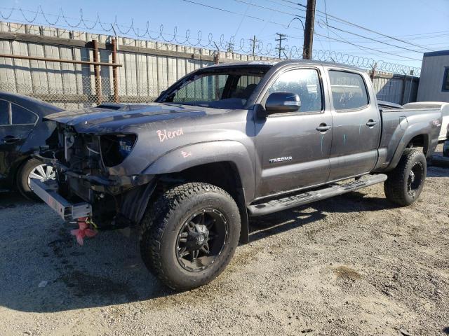 3TMMU4FN6DM056947 - 2013 TOYOTA TACOMA DOUBLE CAB LONG BED GRAY photo 1