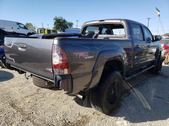 3TMMU4FN6DM056947 - 2013 TOYOTA TACOMA DOUBLE CAB LONG BED GRAY photo 3