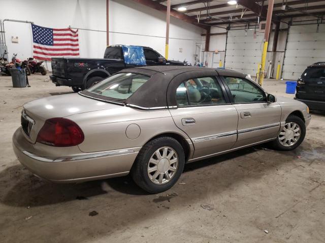 1LNHM97V02Y694587 - 2002 LINCOLN CONTINENTA BEIGE photo 3