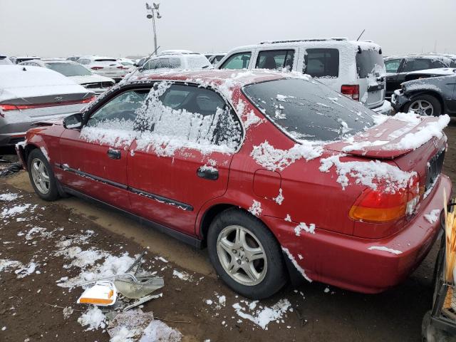 1HGEJ6678WL040555 - 1998 HONDA CIVIC LX RED photo 2