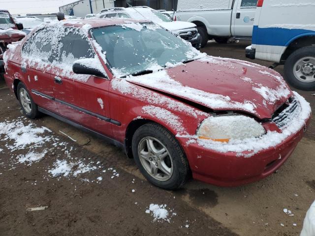 1HGEJ6678WL040555 - 1998 HONDA CIVIC LX RED photo 4