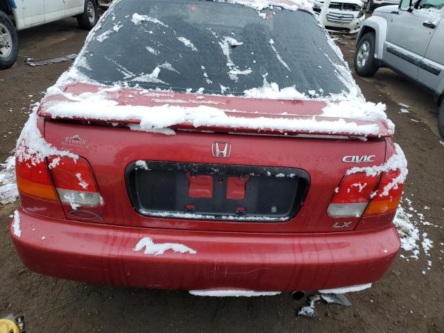 1HGEJ6678WL040555 - 1998 HONDA CIVIC LX RED photo 6