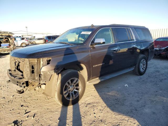 1GNSCJKC5FR155121 - 2015 CHEVROLET SUBURBAN C1500 LT GRAY photo 1