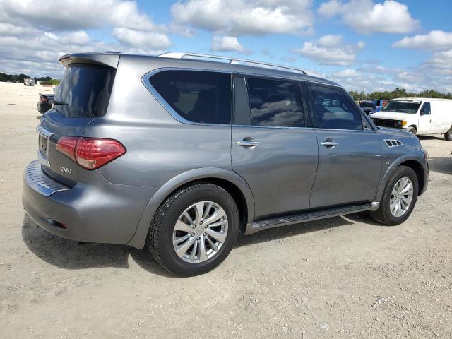 JN8AZ2NF6G9613396 - 2016 INFINITI QX80 GRAY photo 3