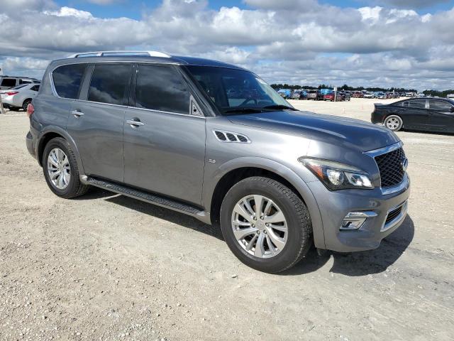 JN8AZ2NF6G9613396 - 2016 INFINITI QX80 GRAY photo 4