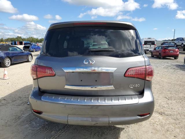 JN8AZ2NF6G9613396 - 2016 INFINITI QX80 GRAY photo 6