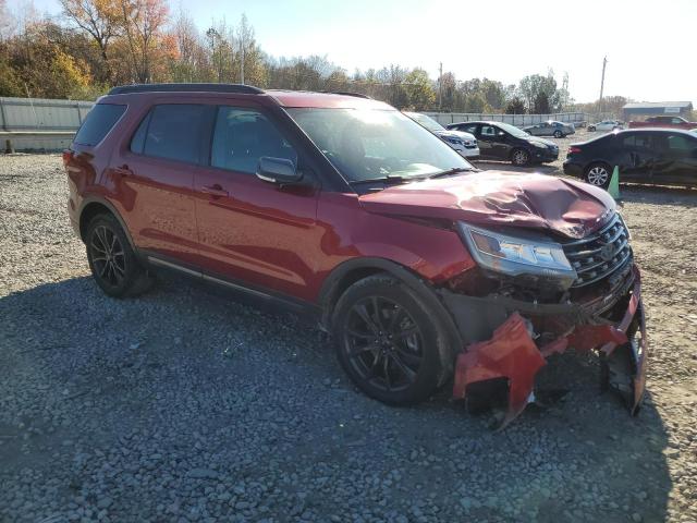 1FM5K7D88HGC99583 - 2017 FORD EXPLORER XLT RED photo 4