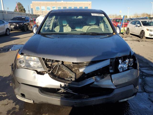 2HNYD28289H516053 - 2009 ACURA MDX GRAY photo 5