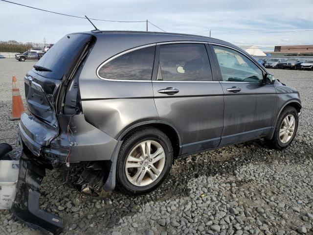 JHLRE4H79AC010496 - 2010 HONDA CR-V EXL GRAY photo 3