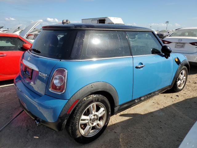 WMWSU3C52DT691930 - 2013 MINI COOPER BLUE photo 3