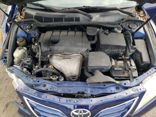 4T1BF3EK9BU647653 - 2011 TOYOTA CAMRY BASE BLUE photo 11