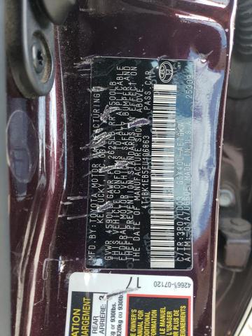 4T1BK1EB5EU106863 - 2014 TOYOTA AVALON BASE 栗色 照片 12