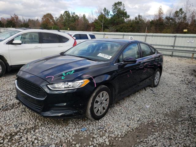 3FA6P0G71ER265807 - 2014 FORD FUSION S BLACK photo 1